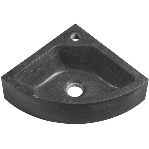 Sapho Crni kameni umivaonik za WC 30x30 cm Blok &amp;ndash; Slike