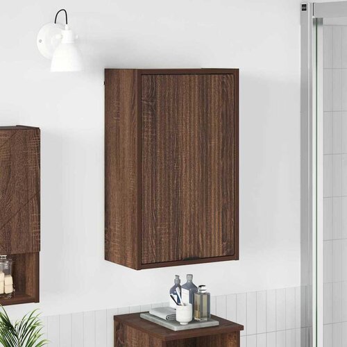 VidaXL Kupaonski ormar Smeđi hrast 39 x 23.5 x 65 cm Konstruirano drvo Slike