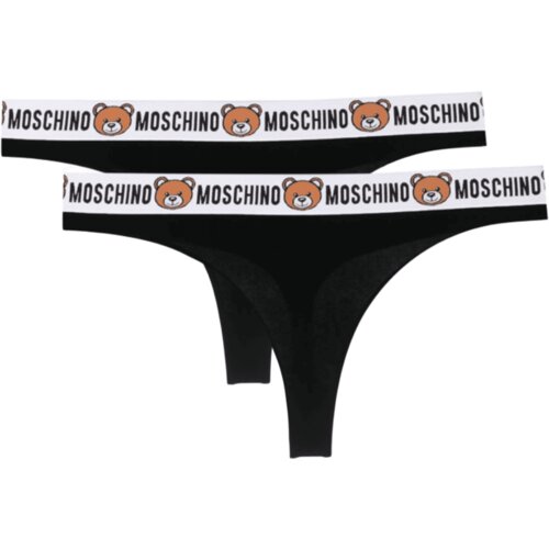 Moschino Set ženskih gaćica, 2 komada, Crni Slike