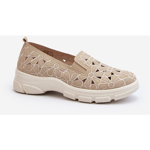 EVENTO PE1 Beige Women's Cut-out Shoes Emilei Cijene