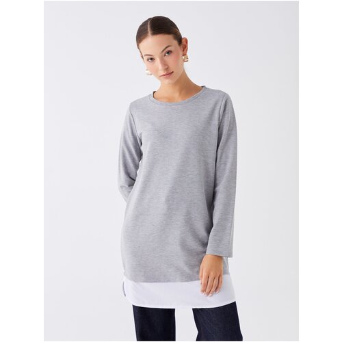 LC Waikiki Women&amp;#039;s Crew Neck Straight Long Sleeve Tunic Slike