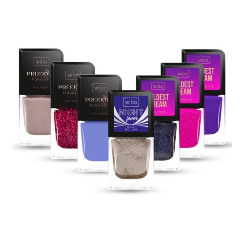 Wibo set lakov za nohte - Nail Polish Set - 4 Slike