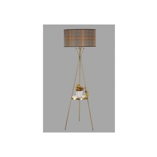 Opviq venedik sehpalı eskitme lambader silindir 02 abajurlu lampa Slike