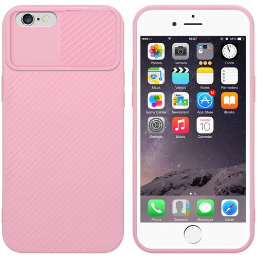 Cadorabo Ohi&amp;scaron;je, združljiv z Apple v Bonbon Pink - Za&amp;scaron;čitni pokrov iz fleksibilnega silikona TPU in z za&amp;scaron;čito pred kamero, (20617566) Slike