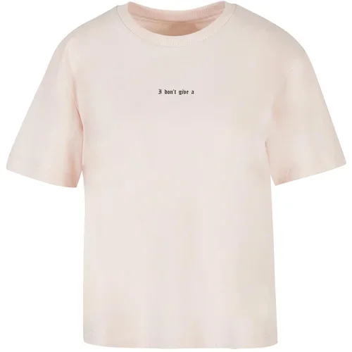 Miss Tee Men's T-shirt I Don't Give A - pink