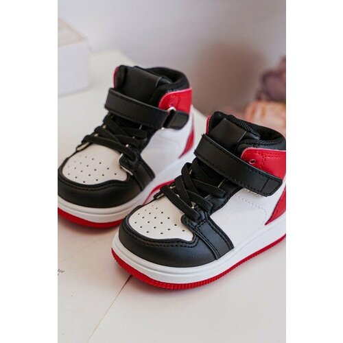 Kesi Children's High Track Shoes White and Red Teredite Slike