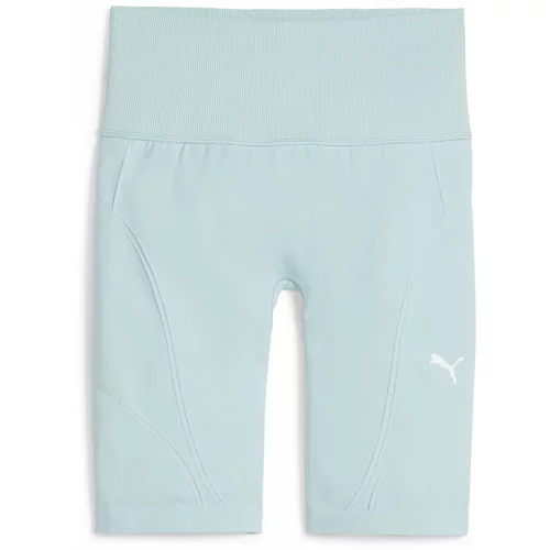 Puma Športne hlače 'SHAPELUXE' pastelno modra / bela