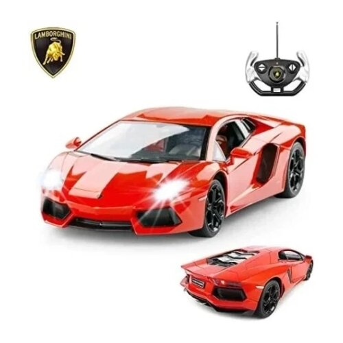  AUTO R/C 1:14 AVENTADOR LP700 WITH STEERING WHEEL CONTROLLER 53/43000-8 Cene