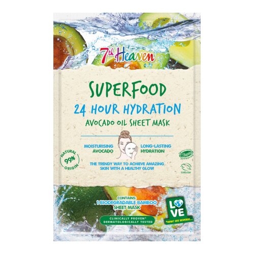 Montagne Jeunesse (7th Heaven) Montagne Jeunesse negovalna maska - 24H Hydration Avocado Oil Sheet Mask Cene