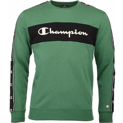 Champion AMERICAN TAPE CREWNECK SWEATSHIRT Muška majica, zelena, veličina