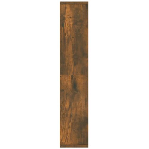  s ogledalom LED boja dimljenog hrasta 91x15x76,5 cm Slike