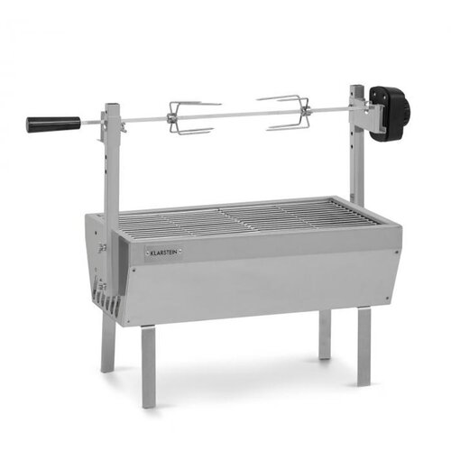 Klarstein Sauenland Mini, vrtljiv žar z ražnjem, vrtljiv raženj, 4 W, 12 kg max., nerjaveče jeklo Cene