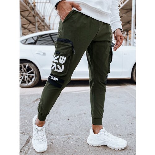 DStreet Men's Green Cargo Pants Slike