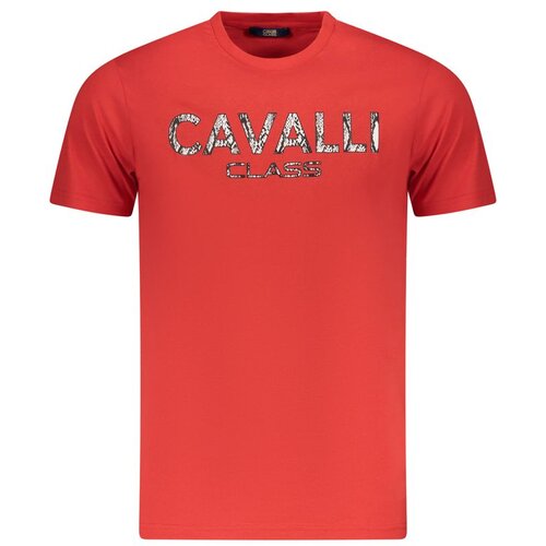Cavalli Class Mu&amp;scaron;ka Majica Kratkih Rukava Crvena Slike