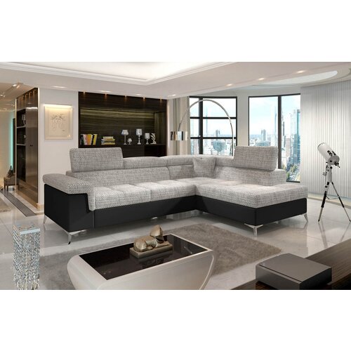  Elegantna kutna sjedea garnitura Edda desna izvedba Berlin01/Soft11 Slike