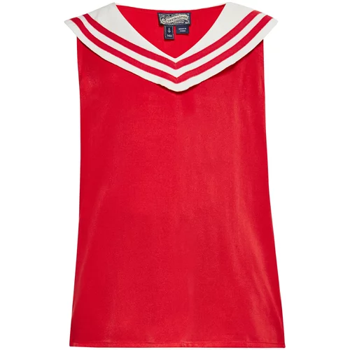 DreiMaster Vintage Bluza crvena / bijela