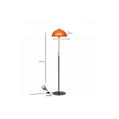Opviq Podna lampa 241836, Narandžasta Slike