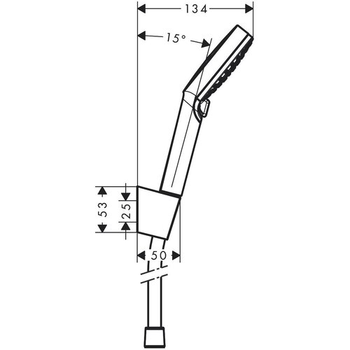Hansgrohe tu&amp;scaron; set porter 26692400 2 funkcije Slike