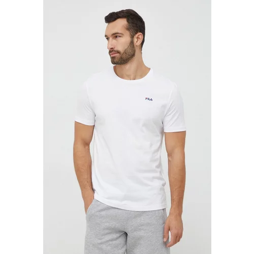 Fila Bombažna kratka majica 2-pack bela barva