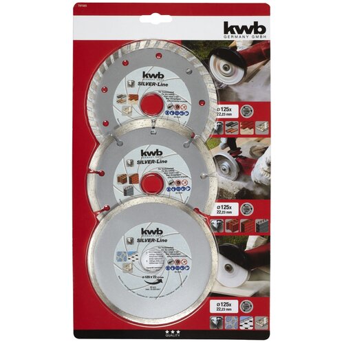 KWB Rezna ploča dijamantna SET 125 mm, 3/1 Slike