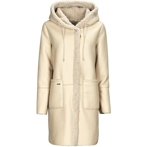 Guess CLARA HOODED PARKA Bež