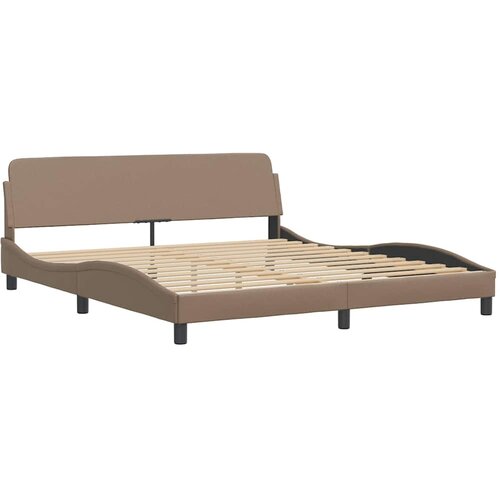  Okvir za krevet Viana bez madraca cappuccina 180x200 cm umjetne koža Slike