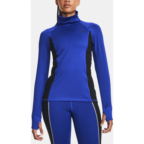 Under Armour T-Shirt UA Train CW Funnel Neck-BLU - Women