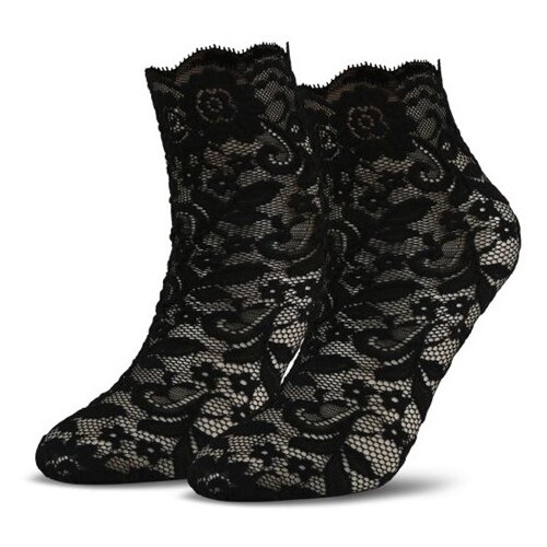 Gatta Journal 01 Lace Socks Nero Slike