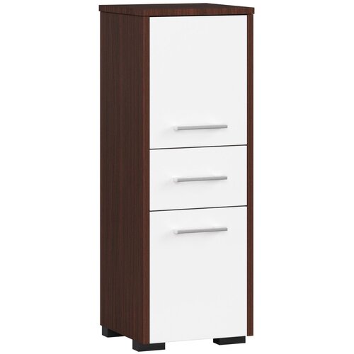 AKORD KOPALNIŠKA OMARA FIN KOLONA 30 2D 1SZ 85cm WENGE / BELO, (21713980) Cene