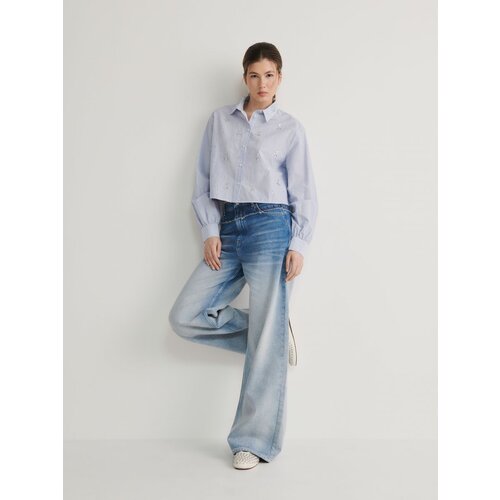 Reserved Ladies` shirt - modra Cene