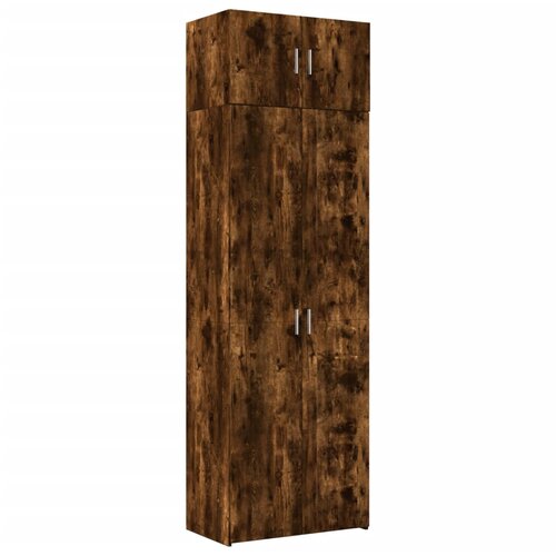 VidaXL Omara za shranjevanje dim. hrast 70x42,5x225 cm inženirski les, (21415199) Slike