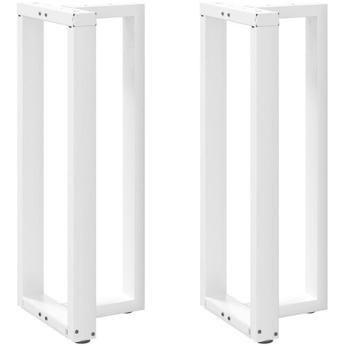  Noge za barski stol T-oblika 2 kom Bijele 40x35x(100-101) cm Čelik Cijene