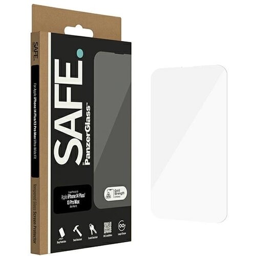PanzerGlass OVITEK IZ KALJENEGA STEKLA SAFE BY ZA IPHONE 14 PLUS 13 PRO MAX, (21911563) Slike
