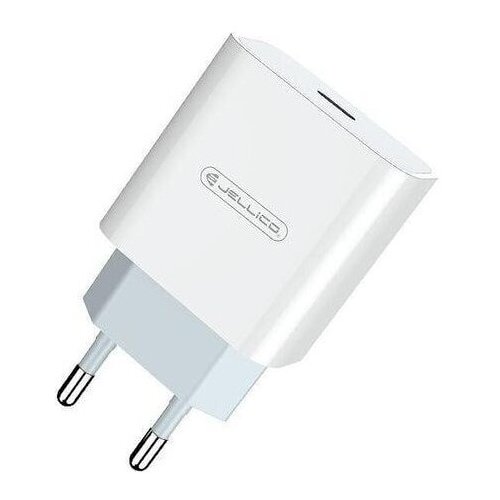 Jellico adapter C8 hišni polnilec Quick Charge 20W vhod Type C PD 3.0 - Original (EU Blister) bel Cene
