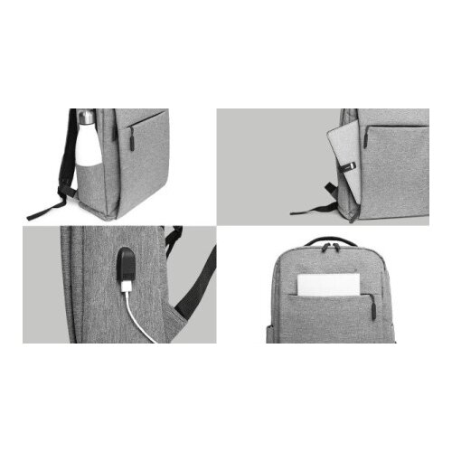  Martin Ranac poslovni Sivi za laptop 15,6inc 42x34x12cm USB konektor Cene