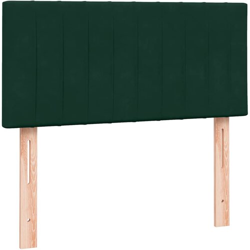 Box Spring krevet s madracem tamnozeleni 80x220 cm bar&amp;scaron;un Slike