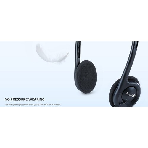 Genius HS-200C 2x3.5mm double žičane slu&amp;scaron;alice &amp;amp; in-ear slu&amp;scaron;alice Slike