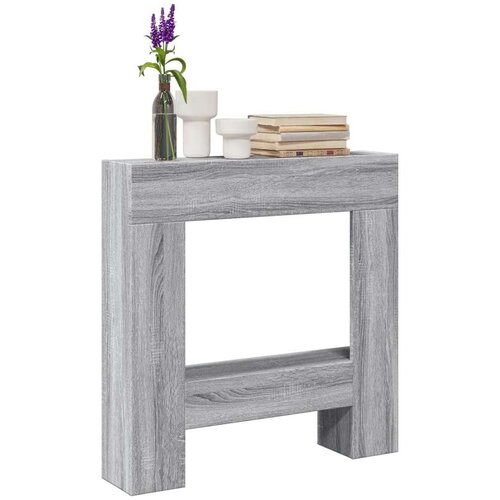 vidaXL Okvir za kamin boja hrasta 81x18x82 cm od konstruiranog drva Cijene