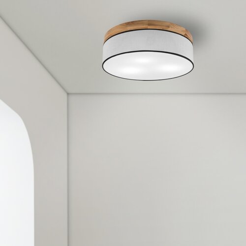  Brilagi - LED plafonsko svetlo BELLADONNA 3xE27/15W/230V prečnik 50 cm bela/hrast Slike