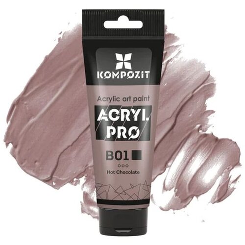  Pastelna akrilna boja ACRIL PRO ART Composite 75 ml |  B01 hot chocolate Cene