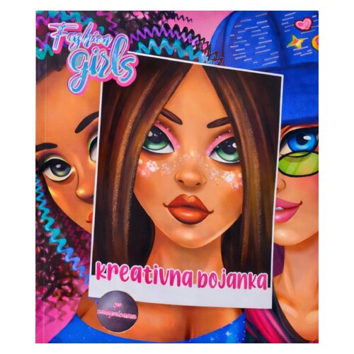 Commodore Trade Grupa autora - Fashion Girls - Kreativna bojanka sa nalepnicama Slike