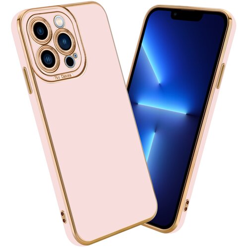 Cadorabo Ohišje, združljiv z Apple v sijajnem roza - Rose Gold - Zaščitni pokrov iz fleksibilnega silikona TPU in z zaščito pred kamero, (20593292) Cene