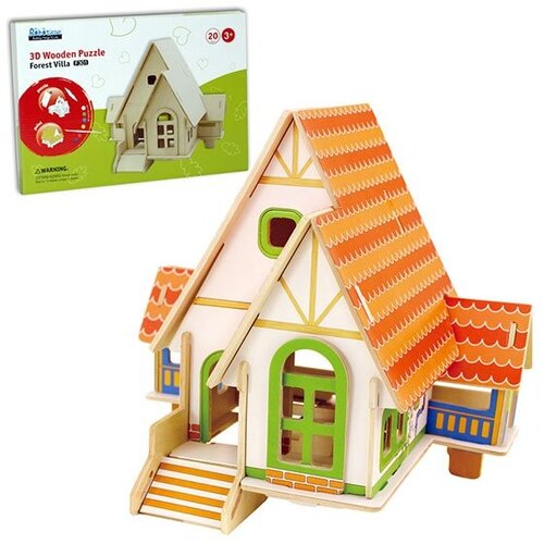 Šumska vila - 3d drvena slagalica koja se oboji Slike