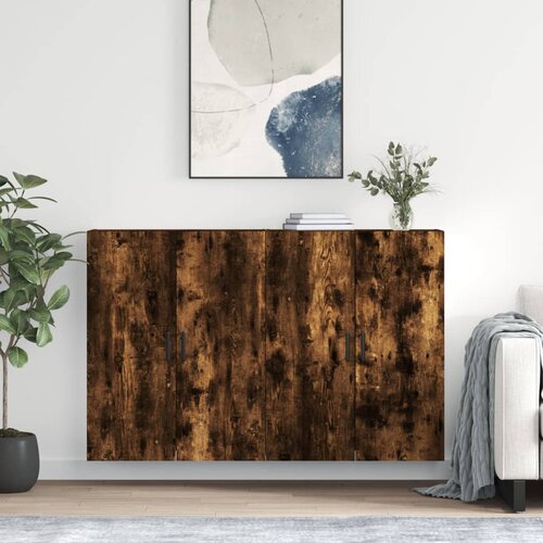  Zidni ormarići 2 kom boja dimljenog hrasta 69,5 x 34 x 90 cm Slike