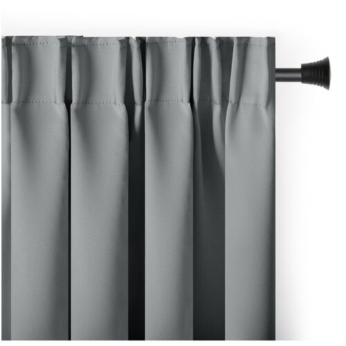 Restilo Siva zatamnjujuća/termo izolacijska zavjesa 140x245 cm Pleat – Cijene