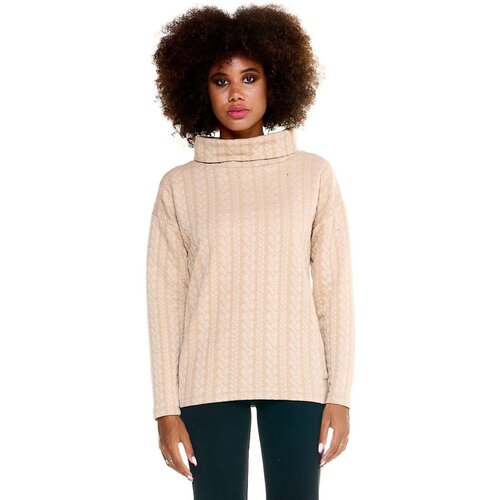 Leone 1947 Puloverji Woman Corduroy Over Greyss Bež Cene