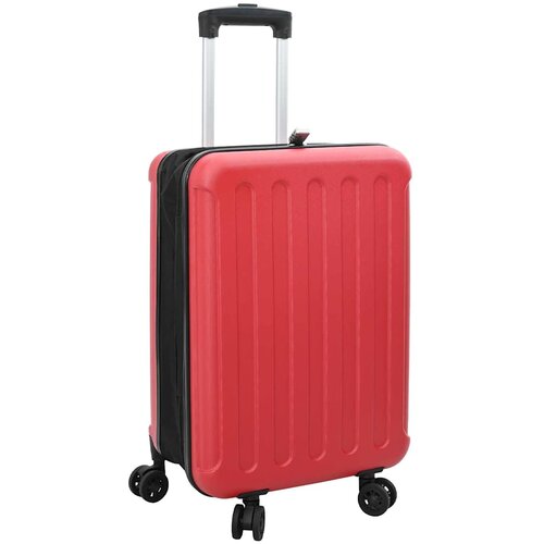 Kofer s zaključavanjem Crvena 43 x 27 x 66 cm ABS plastika Slike