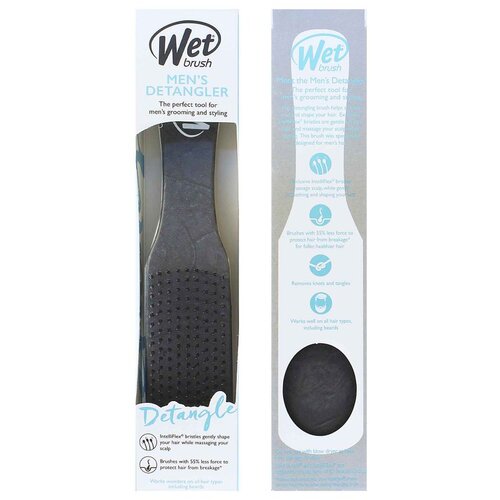 Wet Brush Detangler Brown Leather četka za kosu za mu&scaron;karce Black 1 kom Cijene
