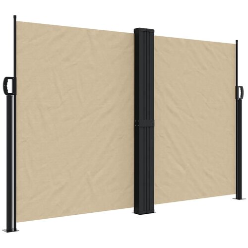 Maison Chic Zložljiva stranska tenda - Senčniki bež 160x1200 cm, (22039253) Slike