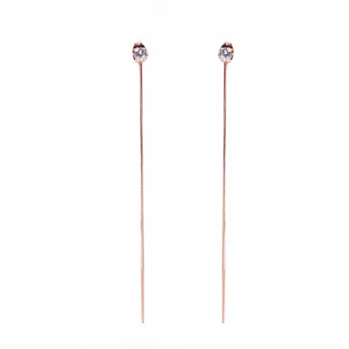 Vuch Bowy Rose Gold Long Earrings